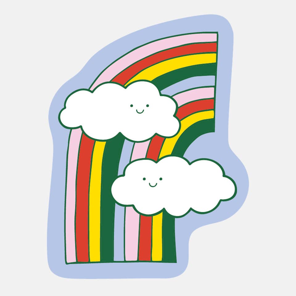 The Good Twin - Happy Clouds Sticker