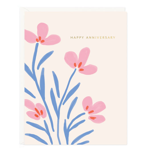 Ramona & Ruth - Anniversary Floral Card