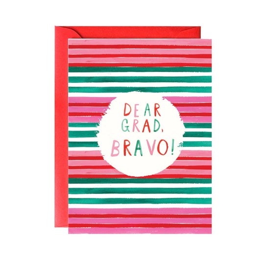 Mr. Boddington's Studio - Dear Grad, Bravo - Greeting Card