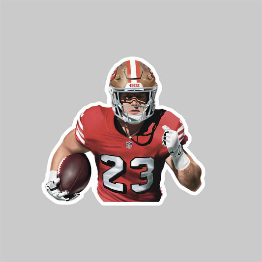 Christian Mccaffrey 49ers Sticker 1