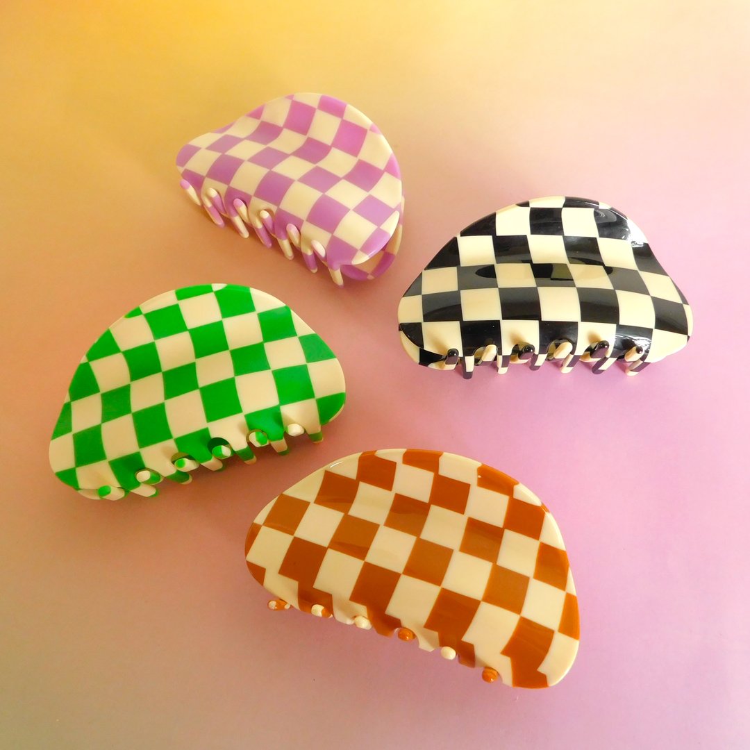Chunks - Checker Claw - Green/White