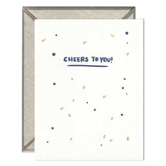 INK MEETS PAPER - Cheers to You - Congrats + Celebrations card