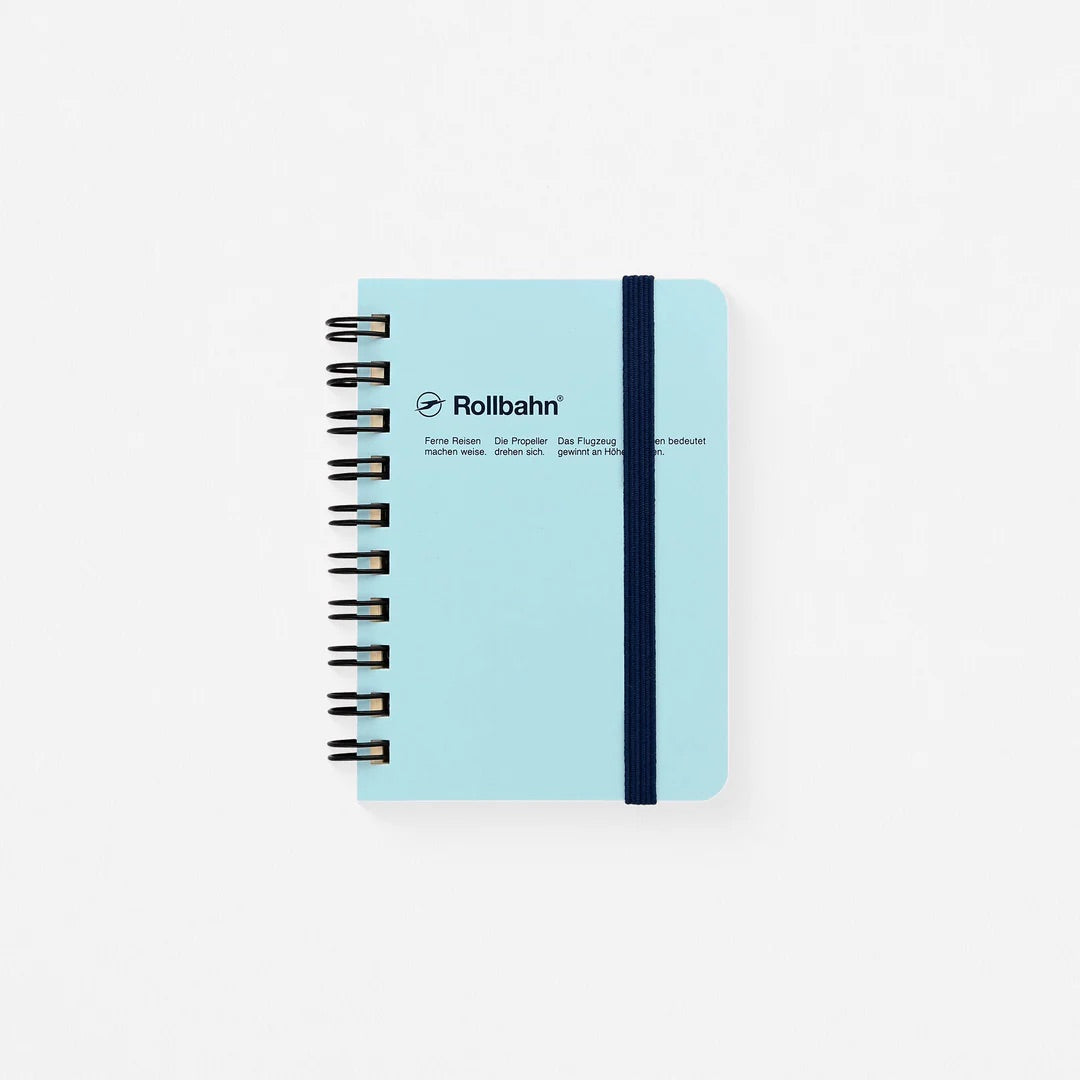 Rollbahn Spiral Notebook - Mini Memo - Sky Blue