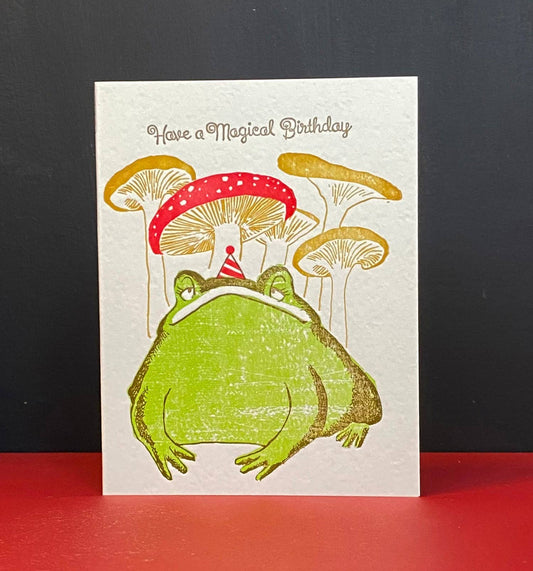 Ilee Papergoods - Toad Magical Birthday A2 Card