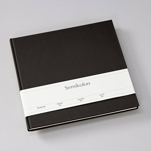 Semikolon - Guest Book Slim: Black