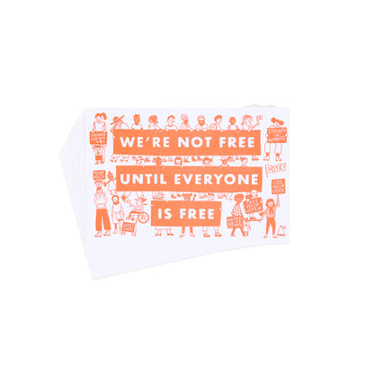 Hello Lucky - America For All Postcard Set of 10