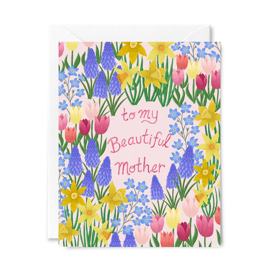 Courtney Beyer Design - Spring Flowers Mother's Day Card