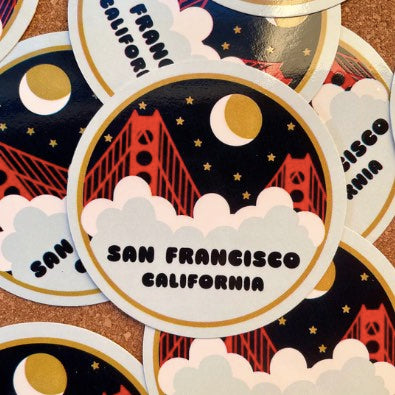 Opal Atlas - San Francisco Golden Gate Sticker