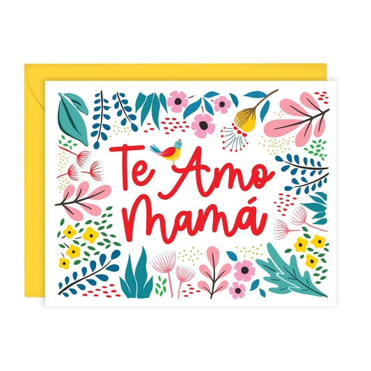 Lucy Loves Paper - The Amo Mam√° - Mother's Day card in Spanish (A2)