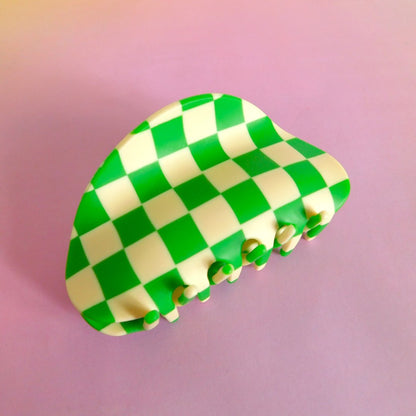 Chunks - Checker Claw - Green/White
