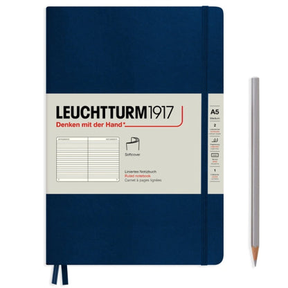 leuchtturm1917 - A5 Hardcover M - Navy - Ruled