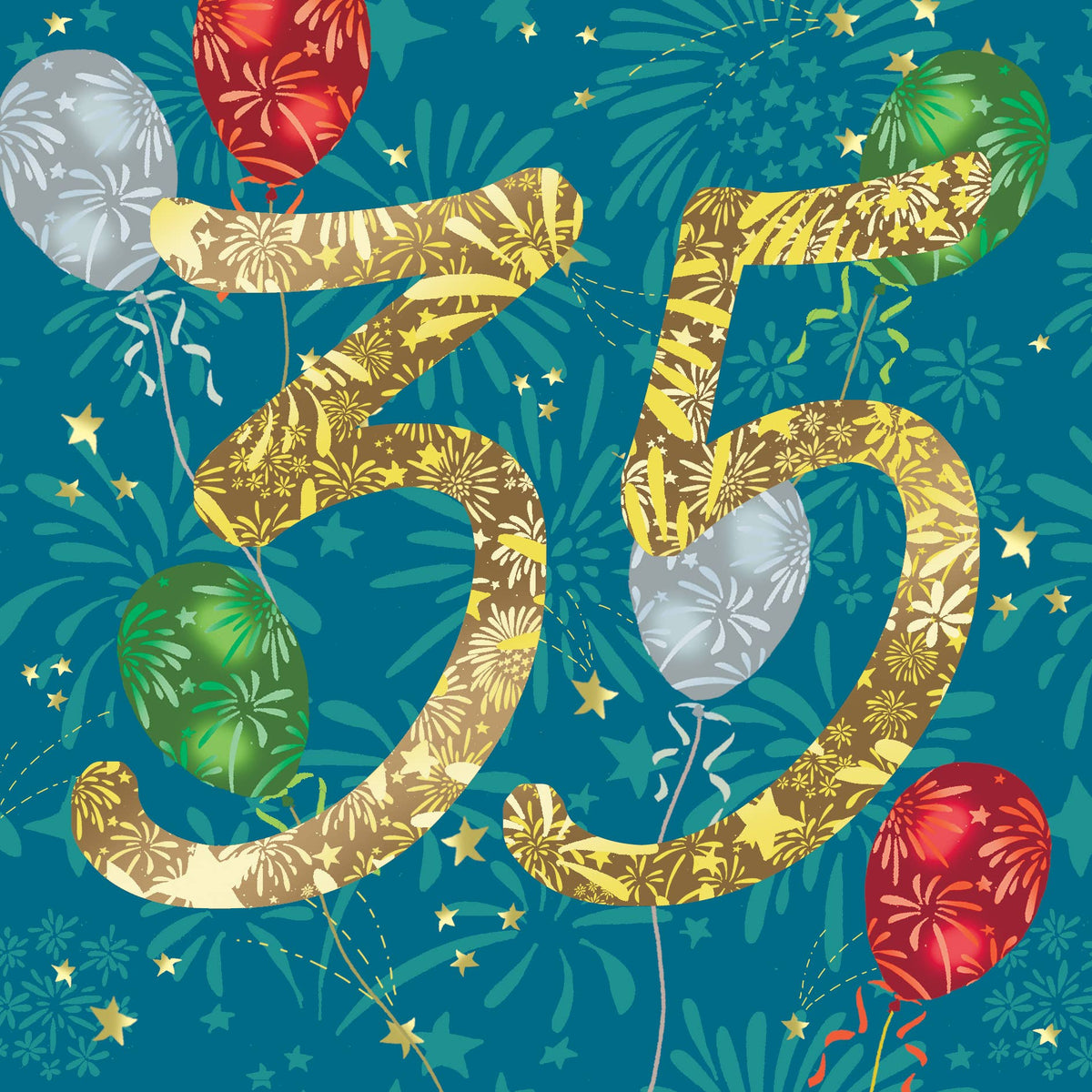 M37 Postscript Card Twizler Ltd - 35th Birthday Card – post.script.