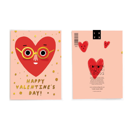 Carolyn Suzuki - HEART FACE - Valentine's Day Card