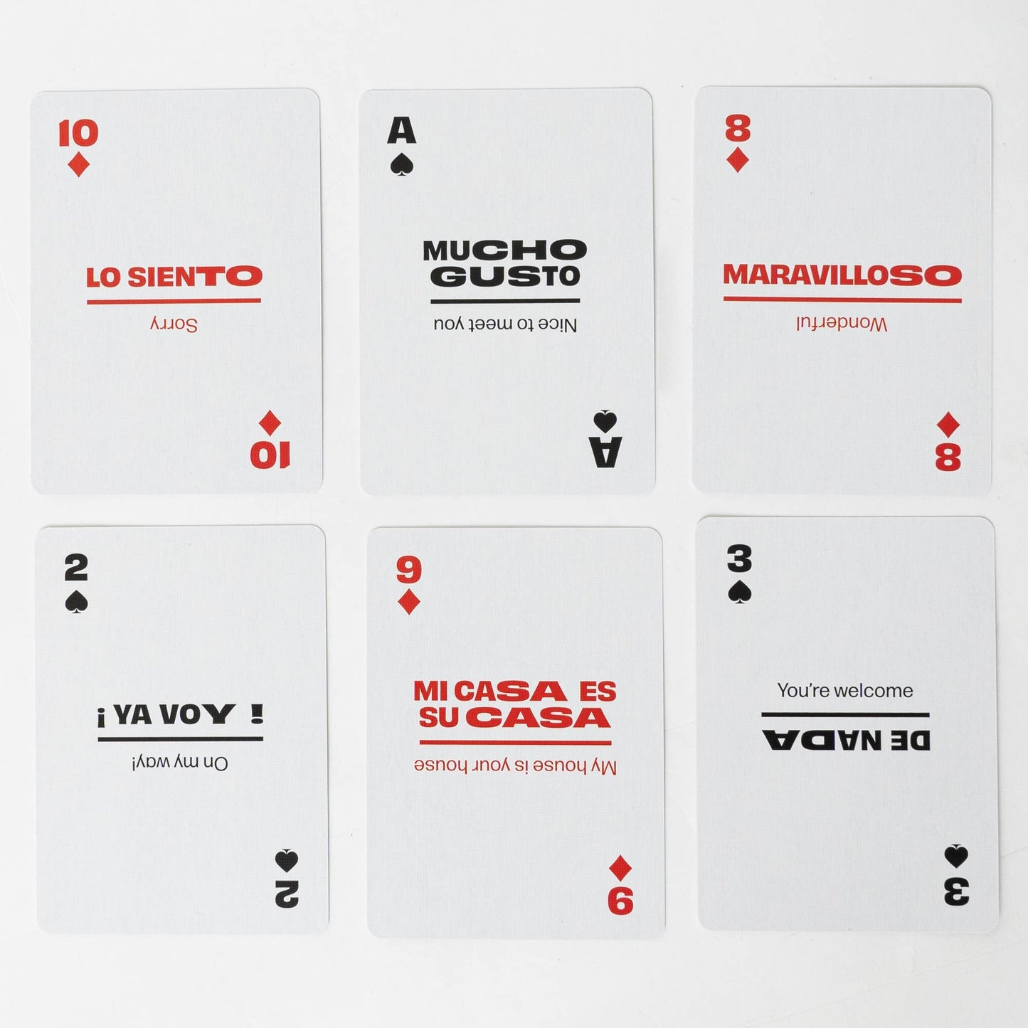 Lingo Playing Cards - Spanish Travel Playing Cards