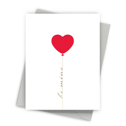 Fine Moments - Mine Balloon Valentine's Greeting Card