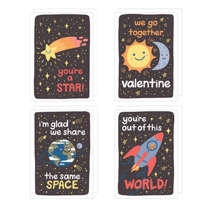 Smudge Ink - Mini Outer Space Valentines Boxed Set