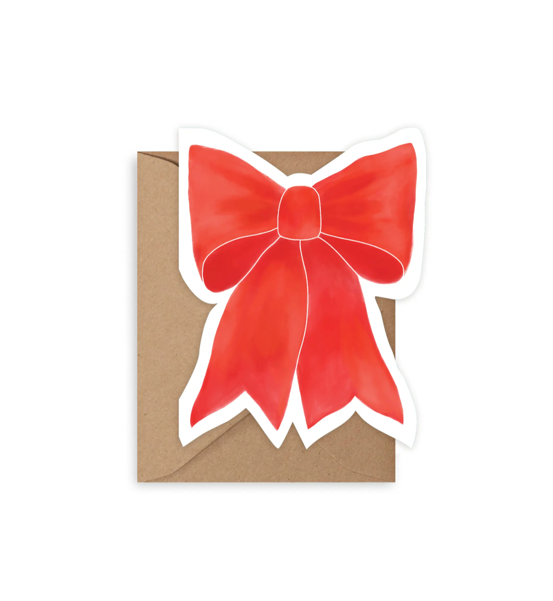 Adelfi - Bow Die Cut Card