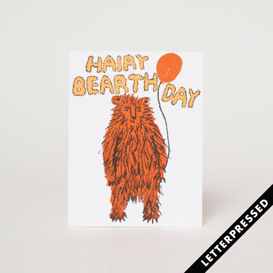 EGG PRESS - Hairy Bearthday: Paper tab