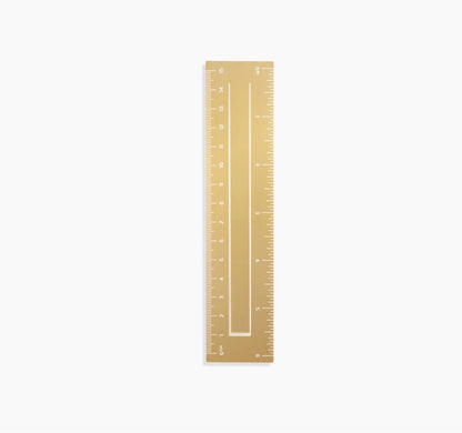 Poketo - Brass Bookmark - Ruler