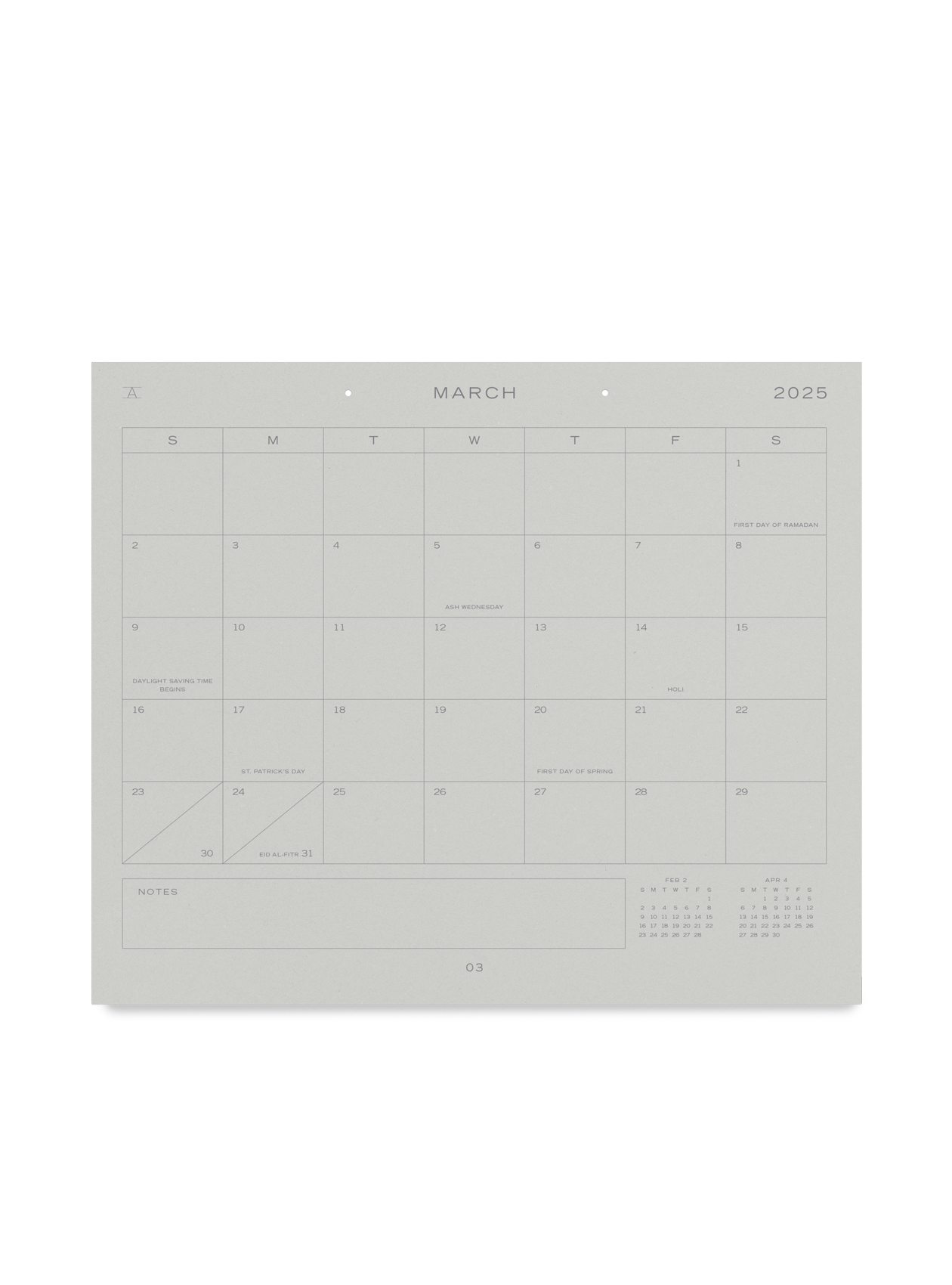 Appointed - 2025 Studio Calendar