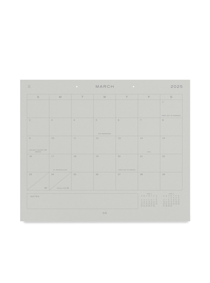 Appointed - 2025 Studio Calendar