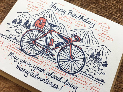 Noteworthy Paper - Birthday Bicycle Card