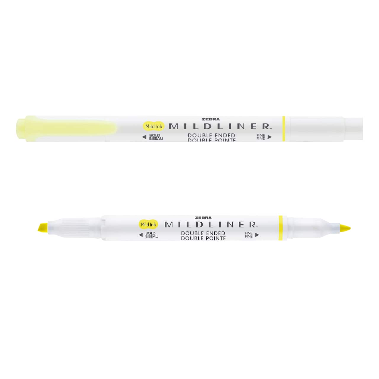 Zebra Mildliner Double-Ended Highlighter - Yellow