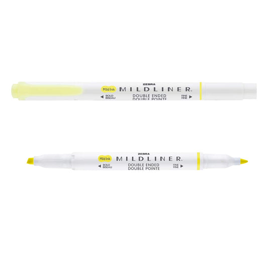 Zebra Mildliner Double-Ended Highlighter - Yellow