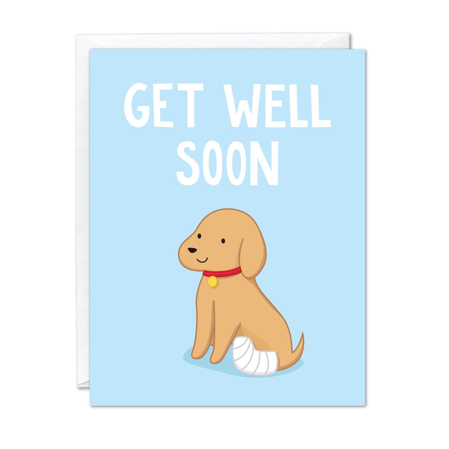 Maison Chanamon - Get Well Soon Dog Card