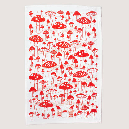 Seltzer Goods - Gnome Mushroom Tea Towel