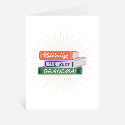 Just Follow Your Art - Literally The Best Grandma Card | Book Lover Greeting Cards