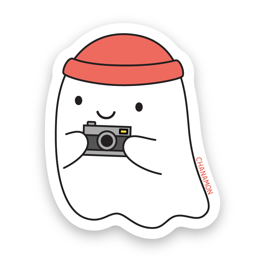 Maison Chanamon - Photographer Ghost Sticker