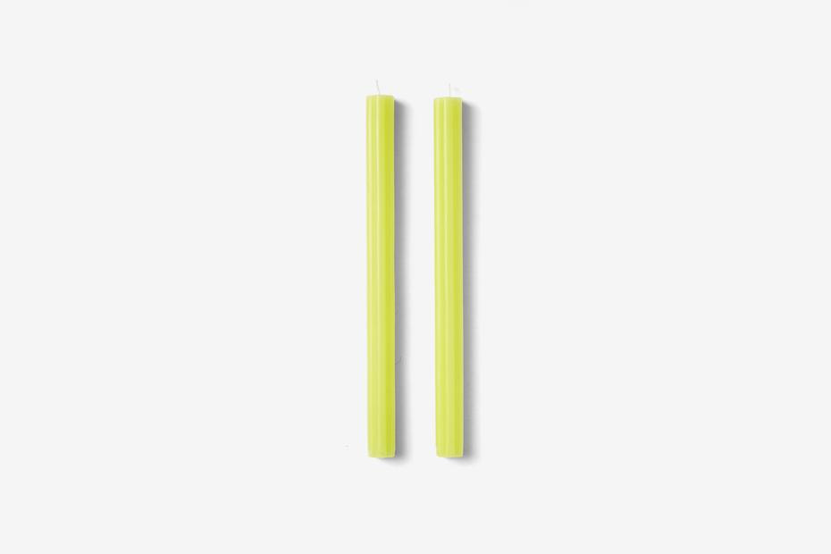 Areaware - Dusen Dusen Taper Candles - Yellow