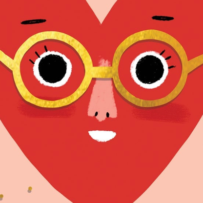 Carolyn Suzuki - HEART FACE - Valentine's Day Card