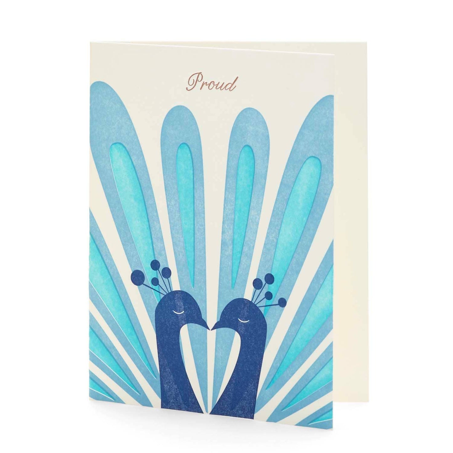 Ilee Papergoods - Proud Peacocks A2 Card