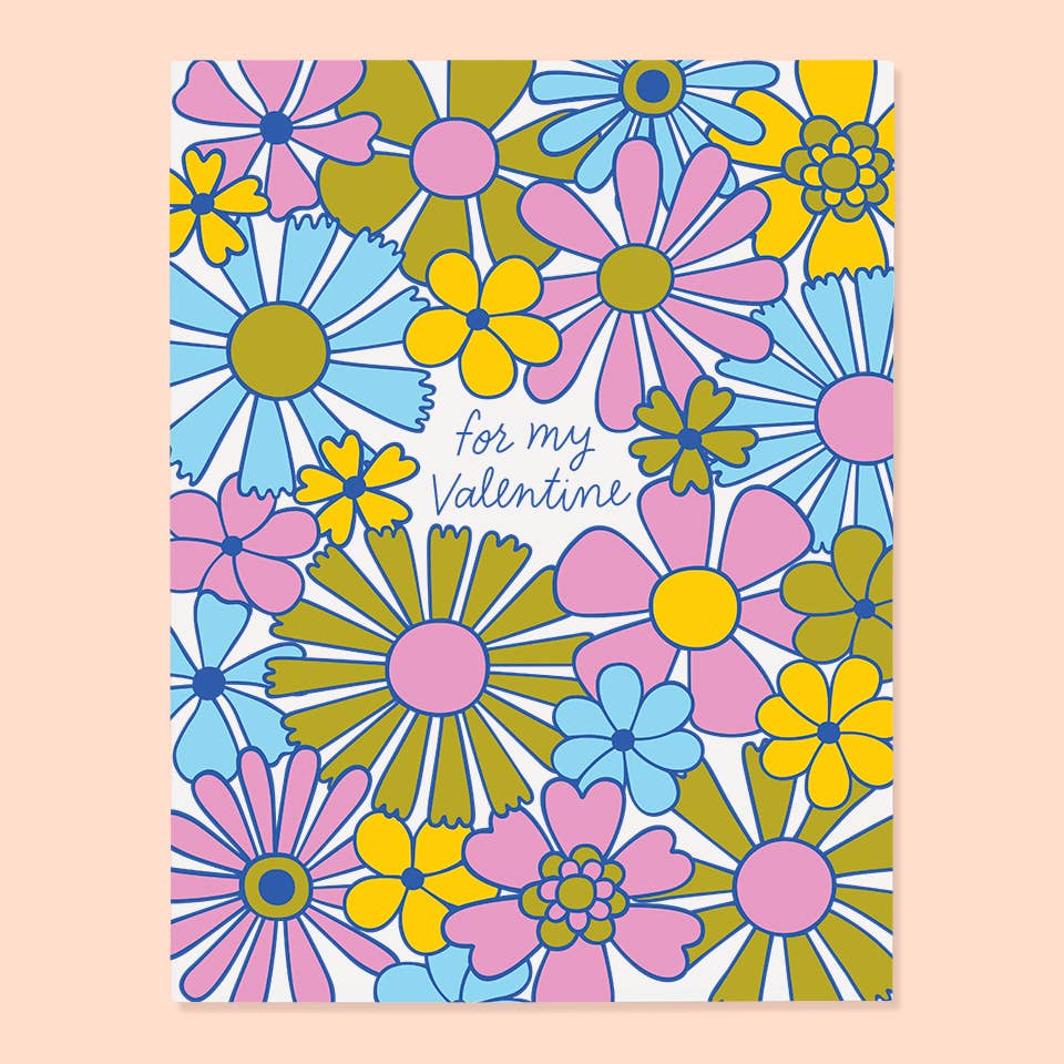 The Good Twin - Floral Valentine Card