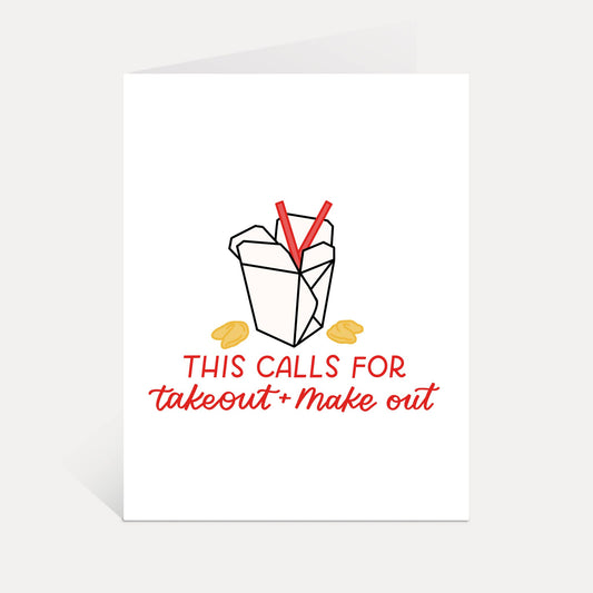 Just Follow Your Art - Takeout + Make Out Card