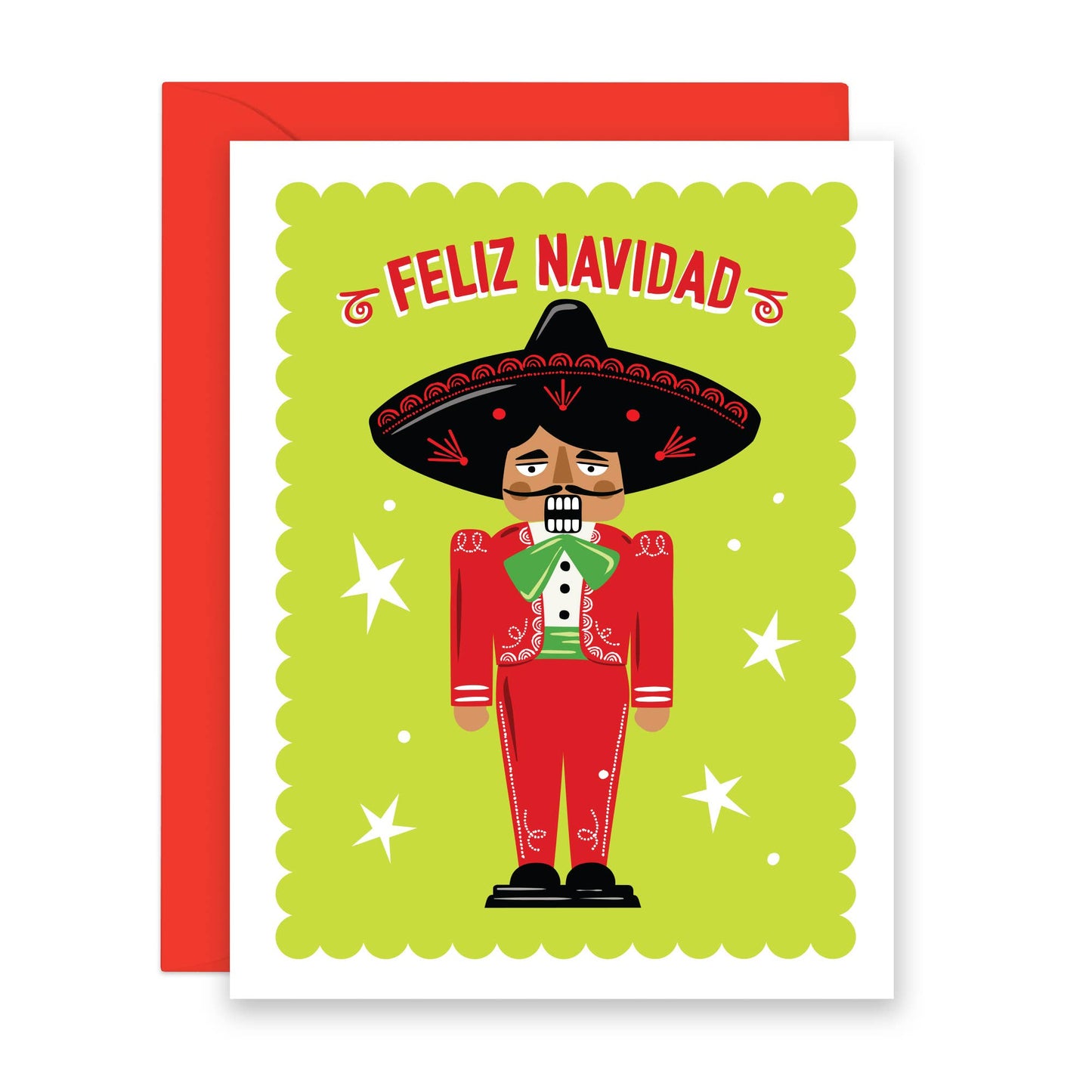 Lucy Loves Paper - Feliz Navidad Mariachi Nutcracker |Christmas card in Spanish