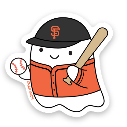 Maison Chanamon - SF Giants Baseball Ghost Sticker