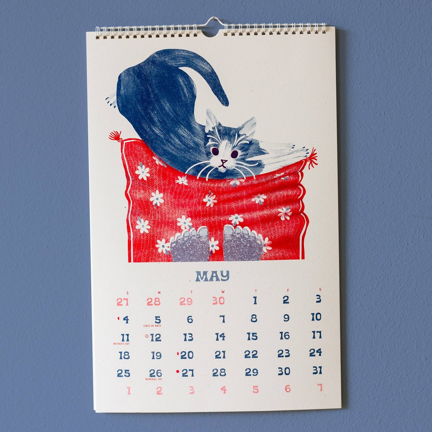 Bromstad Printing Co. - 2025 Risograph Wall Calendar - Ain't Life Grand?