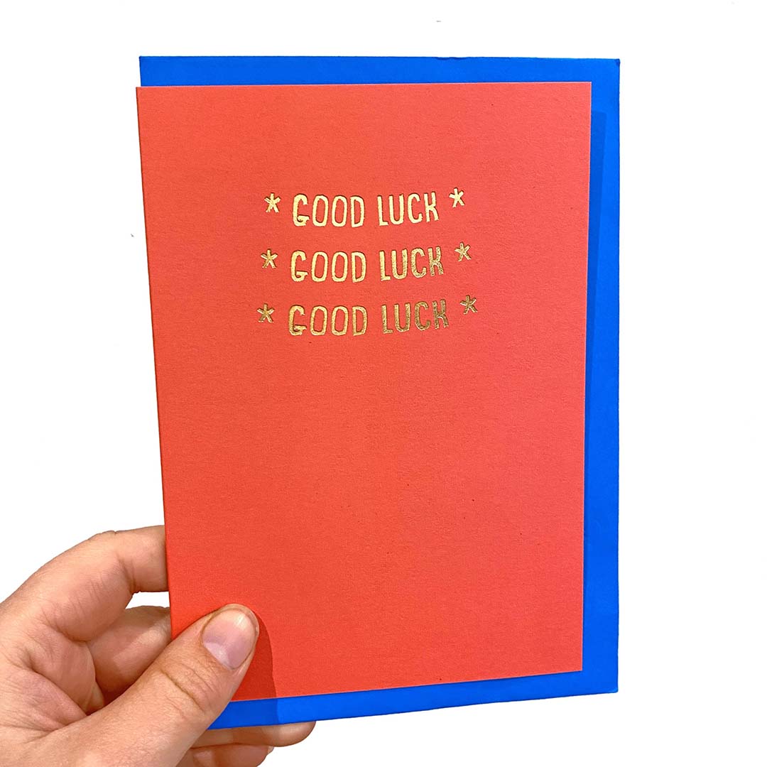 Neon Magpie - Good Luck Card