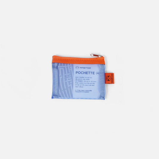 Papier Tigre - Mesh Pocket - X Small - Peach Cobalt