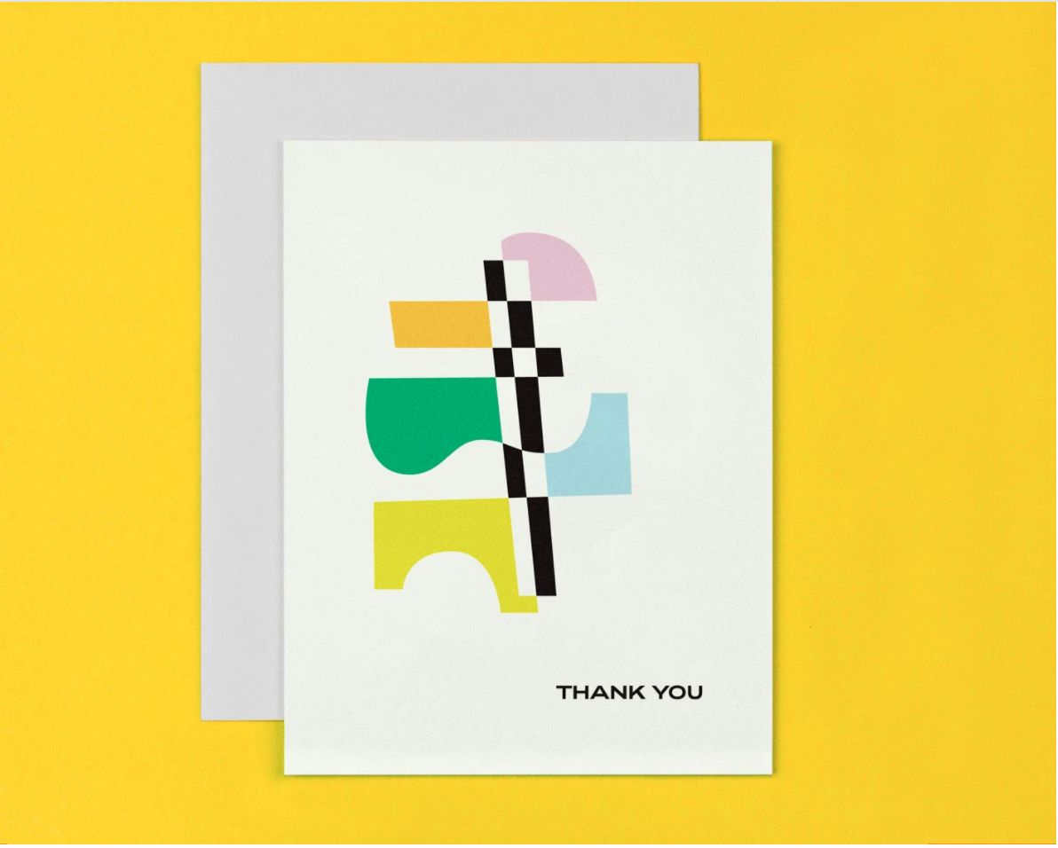 My Darlin' - Abstract Thank You Card