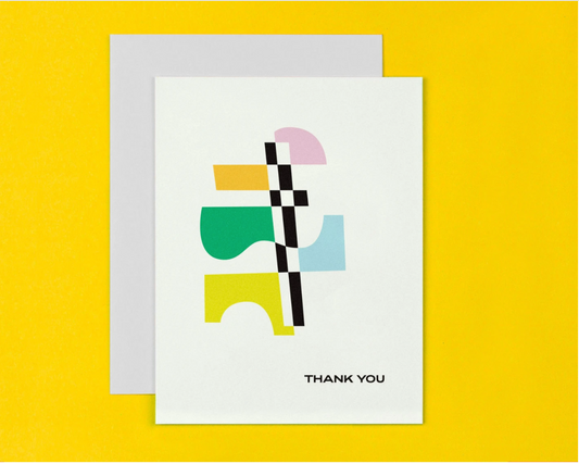 My Darlin' - Abstract Thank You Card