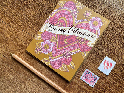 Noteworthy Paper - Be My Valentine Card