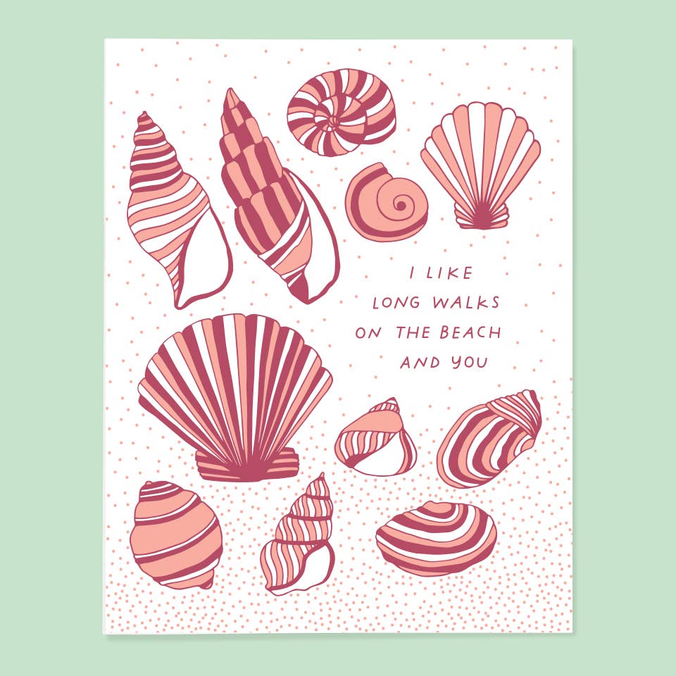 The Good Twin - Walks on the Beach Card