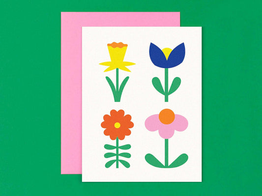 My Darlin' - Gang of Fleurs No. 1 Blank Card