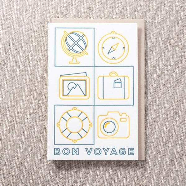 Pike Street Press - Bon Voyage Greeting Card