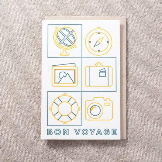 Pike Street Press - Bon Voyage Greeting Card