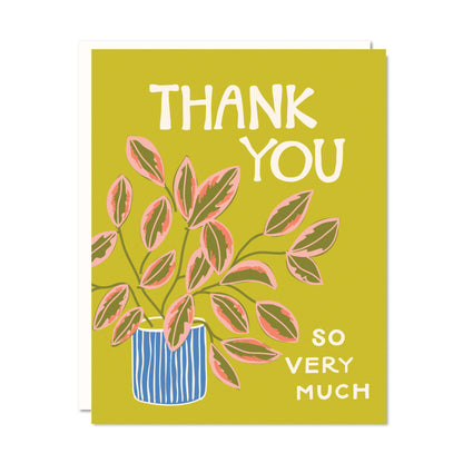 Odd Daughter -  Rubber Plant - Thank You Card